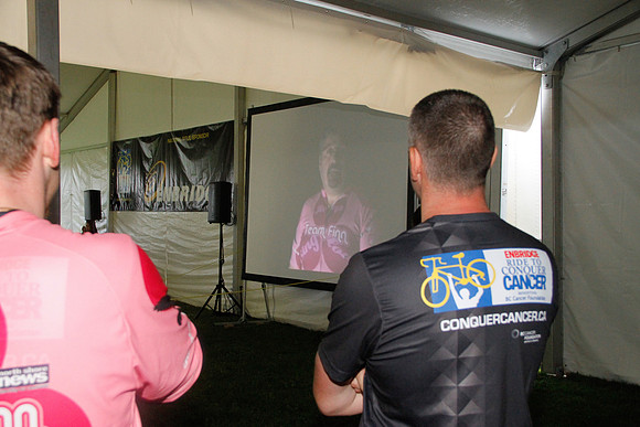 CAMP -INSPIRATIONAL SPEECHES- DAVE CANNELL - A LETTER TO CANCER  -  2012 RIDE TO CONQUER CANCER - BC Cancer Foundation - Photos by Ron Sombilon Photography-23-TEAM FINN