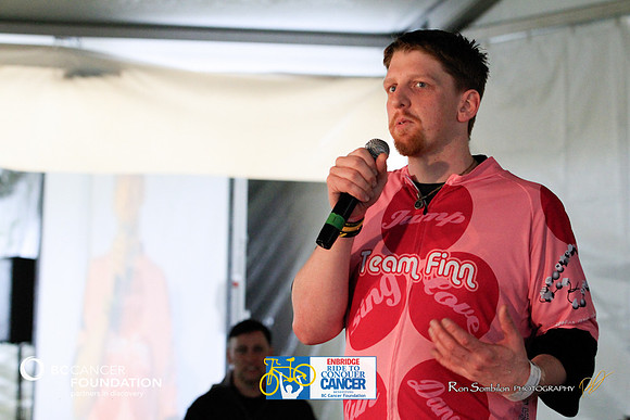 CAMP -INSPIRATIONAL SPEECHES- DAVE CANNELL - A LETTER TO CANCER  -  2012 RIDE TO CONQUER CANCER - BC Cancer Foundation - Photos by Ron Sombilon Photography-3-TEAM FINN-WEB