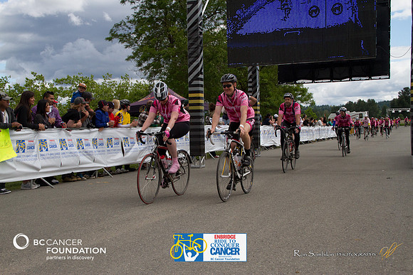 FINISH LINE CROSSING - RIDE TO CONQUER CANCER 2012 - BC Cancer Foundation - Photos by Ron Sombilon Photography-2013-TEAM FINN-WEB