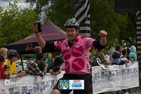 FINISH LINE CROSSING - RIDE TO CONQUER CANCER 2012 - BC Cancer Foundation - Photos by Ron Sombilon Photography-2027-TEAM FINN-WEB