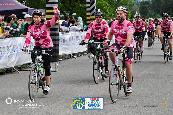 FINISH LINE CROSSING - RIDE TO CONQUER CANCER 2012 - BC Cancer Foundation - Photos by Ron Sombilon Photography-2124-TEAM FINN-WEB