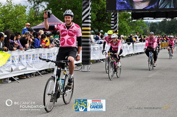 FINISH LINE CROSSING - RIDE TO CONQUER CANCER 2012 - BC Cancer Foundation - Photos by Ron Sombilon Photography-2136-TEAM FINN-WEB