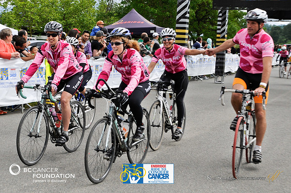 FINISH LINE CROSSING - RIDE TO CONQUER CANCER 2012 - BC Cancer Foundation - Photos by Ron Sombilon Photography-2151-TEAM FINN-WEB