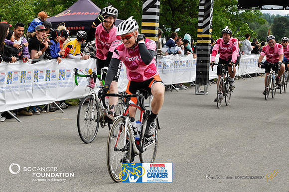 FINISH LINE CROSSING - RIDE TO CONQUER CANCER 2012 - BC Cancer Foundation - Photos by Ron Sombilon Photography-2155-TEAM FINN-WEB