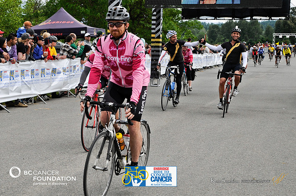 FINISH LINE CROSSING - RIDE TO CONQUER CANCER 2012 - BC Cancer Foundation - Photos by Ron Sombilon Photography-2172-TEAM FINN-WEB