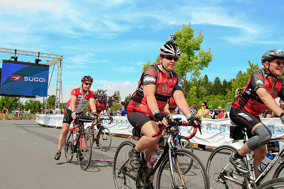 The Motley Crew -finish line –2013 RIDE TO CONQUER CANCER –BC CANCER FOUNDATION – Ron Sombilon Photography_-21