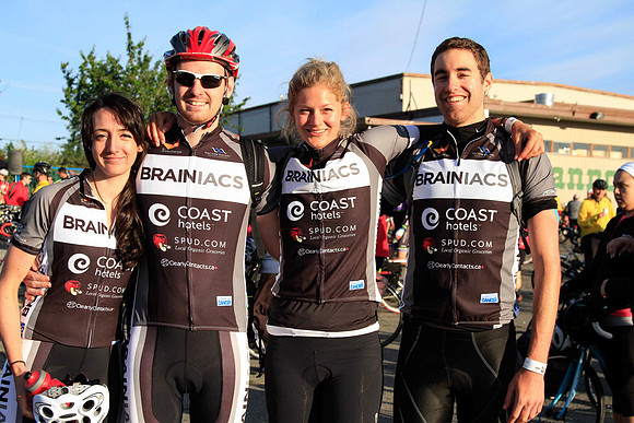BRAINIACS  - Team en route –2013 RIDE TO CONQUER CANCER –BCCF – Ron Sombilon Photography-98