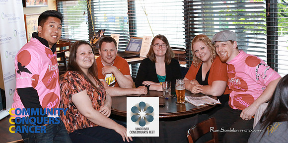 TEAM COMEDYFEST -2013 Ride 2 Conquer Cancer Multi Team Fundraiser  at Ceilis Irish Pub - Photos by Ron Sombilon-25
