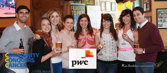 TEAM PWC  -2013 Ride 2 Conquer Cancer Multi Team Fundraiser  at Ceilis Irish Pub - Photos by Ron Sombilon-18