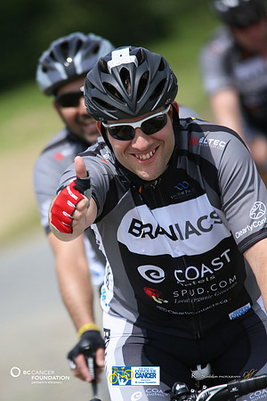 BRAINIACS  - Team en route –2013 RIDE TO CONQUER CANCER –BCCF – Ron Sombilon Photography-208-