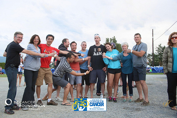 Team A and W –2013 RIDE TO CONQUER CANCER –BC CANCER FOUNDATION – Ron Sombilon Photography_-9-
