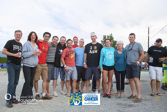 Team A and W –2013 RIDE TO CONQUER CANCER –BC CANCER FOUNDATION – Ron Sombilon Photography_-3-WEB