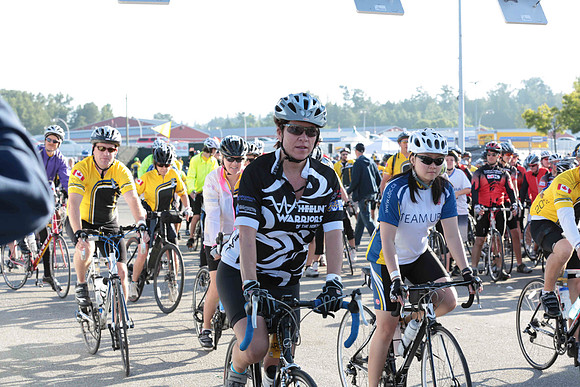 Wheelin Warriors of the North  –2013 RIDE TO CONQUER CANCER –BCCF – Ron Sombilon Photography