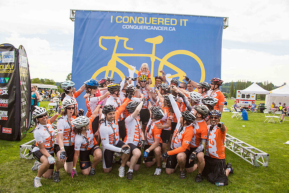 Team A and W –2013 RIDE TO CONQUER CANCER –BC CANCER FOUNDATION – Ron Sombilon Photography_-36