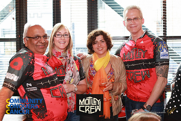 MOTLEY CREW -2013 Ride 2 Conquer Cancer Multi Team Fundraiser  at Ceilis Irish Pub - Photos by Ron Sombilon-22