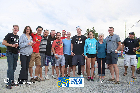Team A and W –2013 RIDE TO CONQUER CANCER –BC CANCER FOUNDATION – Ron Sombilon Photography_-
