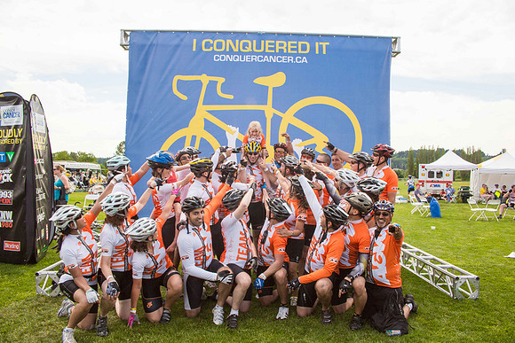 Team A and W –2013 RIDE TO CONQUER CANCER –BC CANCER FOUNDATION – Ron Sombilon Photography_-34
