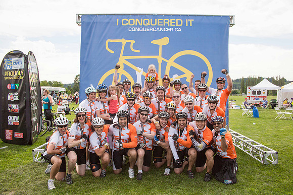 Team A and W - 2013 RIDE TO CONQUER CANCER –BC CANCER FOUNDATION – Ron Sombilon Photography_-30