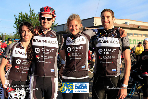 BRAINIACS  - Team en route –2013 RIDE TO CONQUER CANCER –BCCF – Ron Sombilon Photography-98-WEB