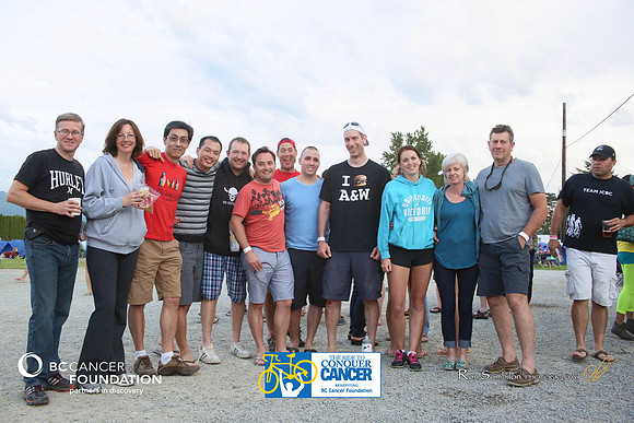 Team A and W –2013 RIDE TO CONQUER CANCER –BC CANCER FOUNDATION – Ron Sombilon Photography_-3-