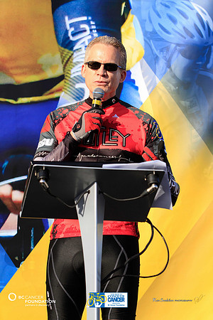 OPENING CEREMONIES – SPEECH KEVIN CAMERON – 2013 RIDE TO CONQUER CANCER –BCCF – Ron Sombilon Photograph-10-