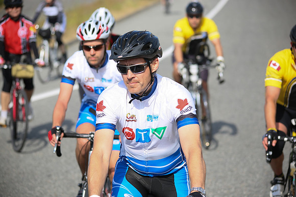 CTV - En route -2013 RIDE TO CONQUER CANCER –BC CANCER FOUNDATION – Ron Sombilon Photography_-109