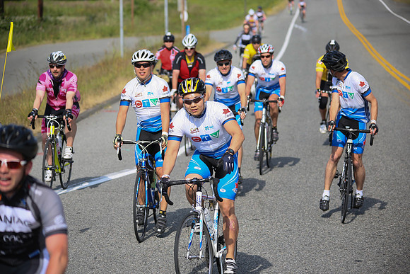 CTV - En route -2013 RIDE TO CONQUER CANCER –BC CANCER FOUNDATION – Ron Sombilon Photography_-108