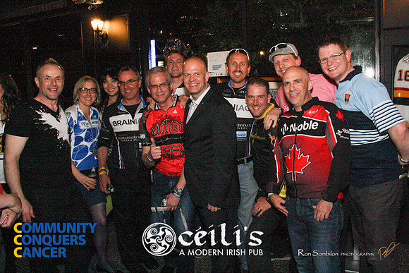 CEILIS - A MODERN IRISH PUB -2013 Ride 2 Conquer Cancer Multi Team Fundraiser  at Ceilis Irish Pub - Photos by Ron Sombilon-161