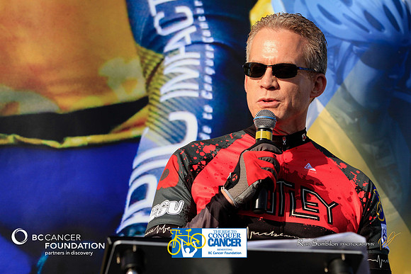 OPENING CEREMONIES – SPEECH KEVIN CAMERON – 2013 RIDE TO CONQUER CANCER –BCCF – Ron Sombilon Photograph-14-