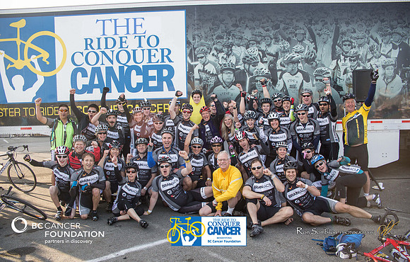BRAINIACS  - Team en route –2013 RIDE TO CONQUER CANCER –BCCF – Ron Sombilon Photography-293-