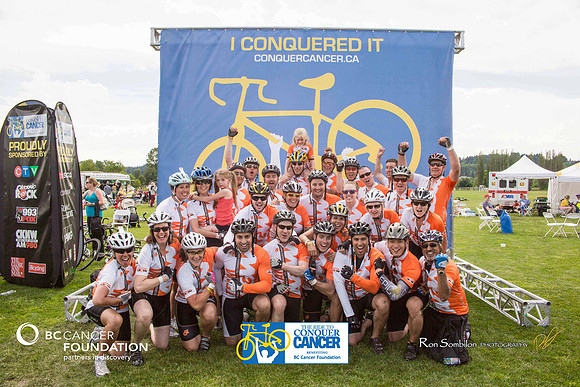 Team A and W –2013 RIDE TO CONQUER CANCER –BC CANCER FOUNDATION – Ron Sombilon Photography_-30-