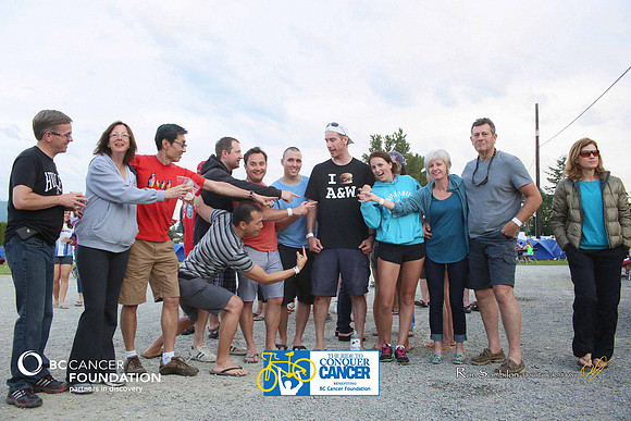 Team A and W –2013 RIDE TO CONQUER CANCER –BC CANCER FOUNDATION – Ron Sombilon Photography_-7-WEB