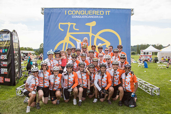Team A and W –2013 RIDE TO CONQUER CANCER –BC CANCER FOUNDATION – Ron Sombilon Photography_-28