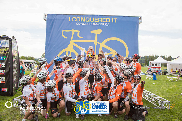 Team A and W - 2013 RIDE TO CONQUER CANCER –BC CANCER FOUNDATION – Ron Sombilon Photography_-33-