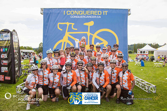 Team A and W –2013 RIDE TO CONQUER CANCER –BC CANCER FOUNDATION – Ron Sombilon Photography_-26-