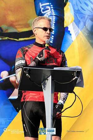 OPENING CEREMONIES – SPEECH KEVIN CAMERON – 2013 RIDE TO CONQUER CANCER –BCCF – Ron Sombilon Photograph-11-