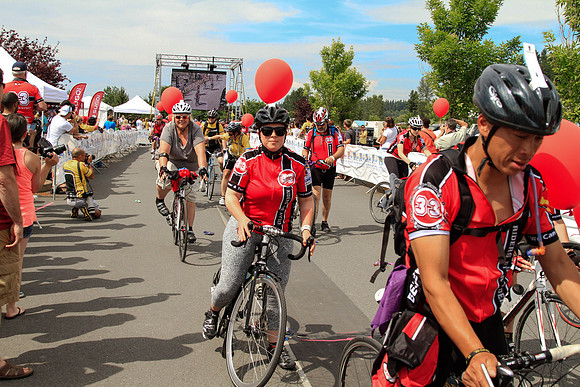 Riders for Ryders 33 - Finish  -2013 RIDE TO CONQUER CANCER –BC CANCER FOUNDATION – Ron Sombilon Photography_-70