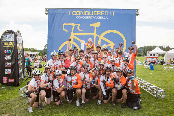 Team A and W –2013 RIDE TO CONQUER CANCER –BC CANCER FOUNDATION – Ron Sombilon Photography_-30