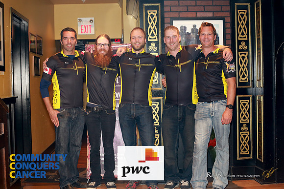 TEAM PWC  -2013 Ride 2 Conquer Cancer Multi Team Fundraiser  at Ceilis Irish Pub - Photos by Ron Sombilon-92