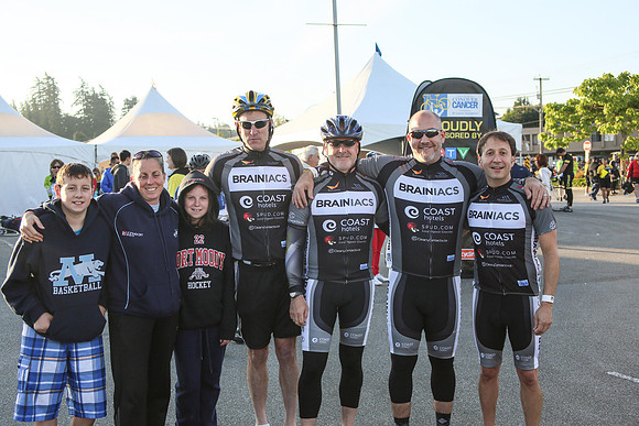 BRAINIACS  - Team en route –2013 RIDE TO CONQUER CANCER –BCCF – Ron Sombilon Photography-288