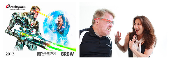 BEHIND THE SCENES-DEBBIE LANDA and ROBERT SCOBLE- TERMINATOR vs INVISIBLE GIRL- GROW2013- SOMBILON CREATIVE