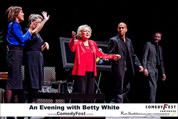 Art Presented to Betty White from Comedy Festival