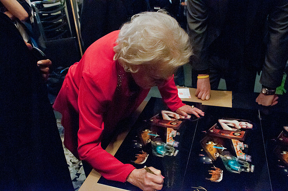 Art Presented to Betty White from Comedy Festival